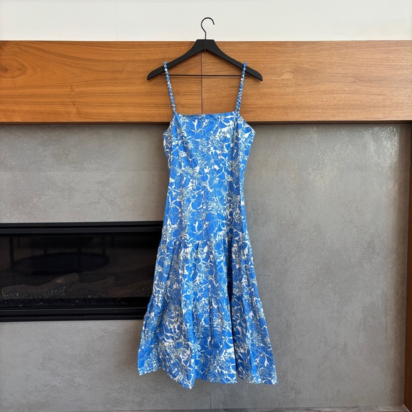 NWT O.P.T Dagney Cotton Midi Dress, Size 8 - Picture 5 of 16